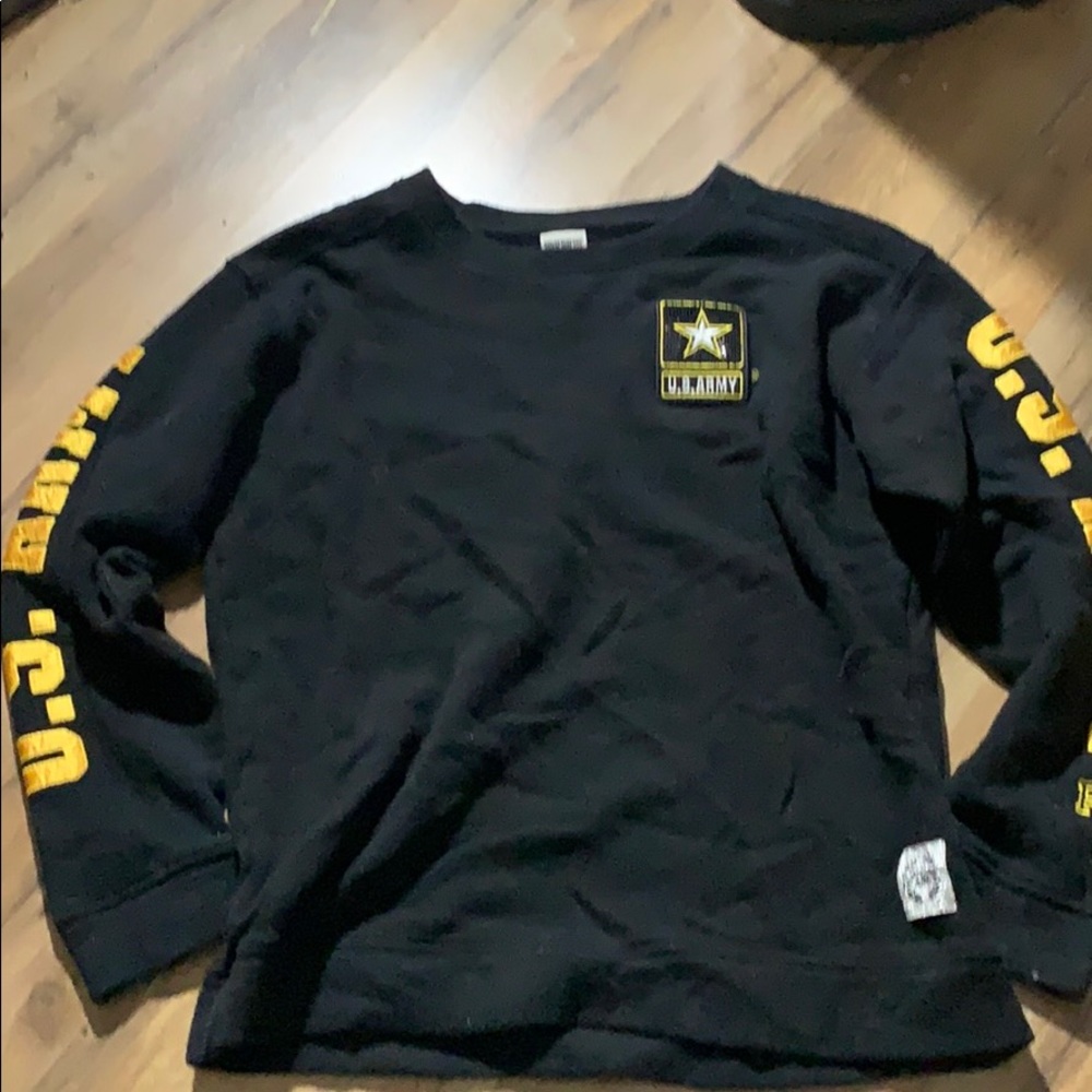 US Army pink sweatshirt
